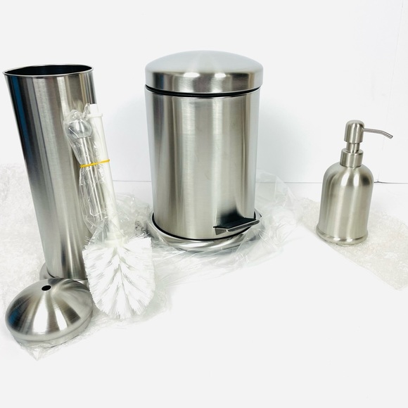 Bath 3 Piece Stainless Steel Bathroom Set Poshmark